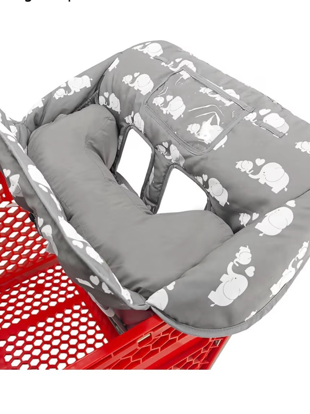 Infant shopping cart cover